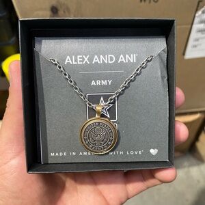 Alex And Ani United States Army 30” Necklace